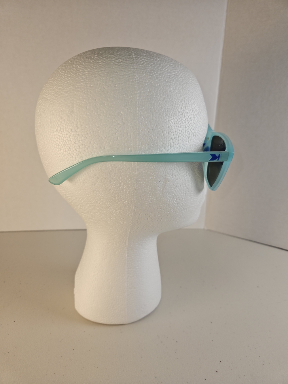 Knockaround Men's Teal Frame Sunglasses with Blue Mirrored Lenses - Picture 2 of 11